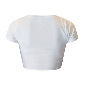 White RAW Women's Crop T-Shirt (Limited Edition)